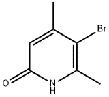 5-broMo-4,6-diMethylpyridin-2-ol Struktur