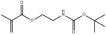 2-((tert-Butoxycarbonyl)aMino)ethyl Methacrylate Struktur