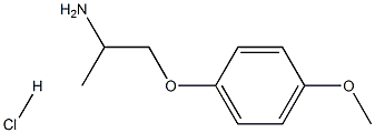 1-(4-Methoxyphenoxy)-2-propanaMine HCl Struktur