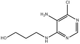 3-(5-AMino-6-chloro-pyriMidin-4-ylaMino)-propan-1-ol Struktur