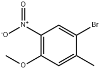 1-BroMo-4-Methoxy-2-Methyl-5-nitrobenzene Struktur