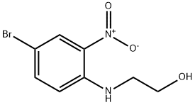 2-((4-broMo-2-nitrophenyl)aMino)ethanol Struktur