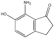 7-AMino-6-hydroxy-2,3-dihydro-1H-inden-1-one Struktur