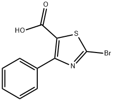 2-BroMo-4-phenylthiazole-5-carboxylic acid Struktur