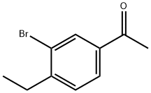 1-(3-broMo-4-ethylphenyl)ethanone Struktur