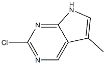 2-Chloro-5-Methyl-7H-pyrrolo[2,3-d]pyriMidine Struktur