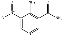 4-AMino-5-nitronicotinaMide Struktur