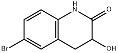 6-BroMo-3,4-dihydro-3-hydroxy-quinolin-2(1H)-one Struktur