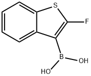 2-Fluorobenzo[b]thiophen-3-ylboronic acid Struktur