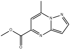 Methyl 7-Methylpyrazolo[1,5-a]pyriMidine-5-carboxylate Struktur