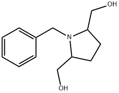 (1-Benzylpyrrolidine-2,5-diyl)diMethanol Struktur