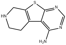 4b,5,6,7,8,8a-hexahydropyrido[4',3':4,5]thieno[2,3-d]pyriMidin-4-aMine Struktur