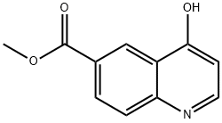 Methyl 4-hydroxyquinoline-6-carboxylate Struktur