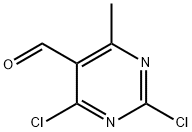 2,4-Dichloro-6-MethylpyriMidine-5-carbaldehyde Struktur