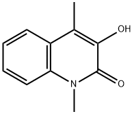 3-Hydroxy-1,4-diMethylquinolin-2(1H)-one Struktur