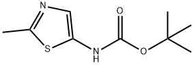 tert-Butyl (2-Methylthiazol-5-yl)carbaMate Struktur