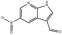 5-Nitro-7-azaindole-3-carbaldehyde Struktur