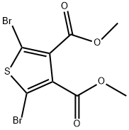 diMethyl 2,5-dibroMothiophene-3,4-dicarboxylate Struktur