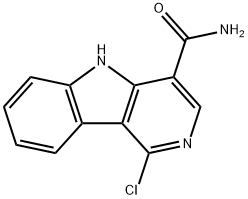 1-Chloro-5h-pyrido[4,3-b]indole-4-carboxaMide Struktur