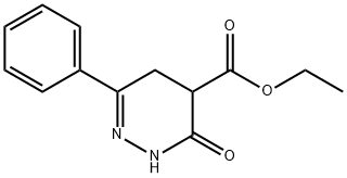 ethyl 3-oxo-6-phenyl-2,3,4,5-tetrahydropyridazine-4-carboxylate Struktur