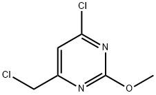 4-Chloro-6-(chloroMethyl)-2-MethoxypyriMidine Struktur