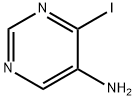 5-PyriMidinaMine, 4-iodo- Struktur