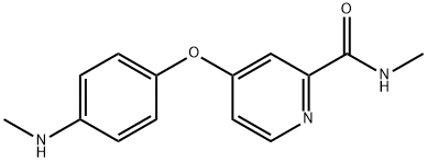 4-(4-MethylaMino-phenoxy)-pyridine-2-carboxylic acid MethylaMide Struktur