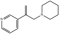 3-(3-(Piperidin-1-yl)prop-1-en-2-yl)pyridine Struktur