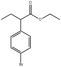 4-BroMo-α-ethyl-benzeneacetic acid   ethyl ester Struktur