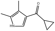 Cyclopropyl(4,5-diMethyl-1H-pyrrol-3-yl)Methanone Struktur