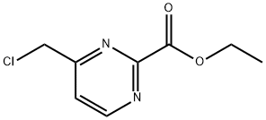 ethyl 4-(chloroMethyl)pyriMidine-2-carboxylate Struktur