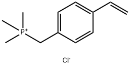 triMethyl(4-vinylbenzyl)phosphoniuM chloride Struktur