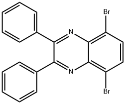 5,8-DibroMo-2,3-diphenylquinoxaline Struktur