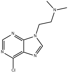 [2-(6-Chloro-purin-9-yl)-ethyl]-diMethyl-aMine Struktur