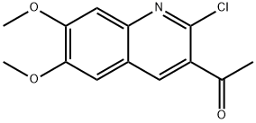 1-(2-Chloro-6,7-diMethoxyquinolin-3-yl)ethanone Struktur