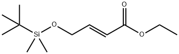 (E)-4-[[(1,1-DiMethylethyl)diMethylsilyl]oxy]-2-butenoic Acid Ethyl Ester Struktur