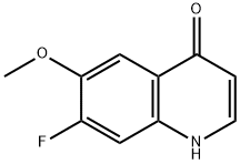 7-fluoro-6-Methoxyquinolin-4(1H)-one Struktur