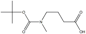 4-[(TERT-BUTOXYCARBONYL)(METHYL)AMINO]BUTANOIC ACID Struktur