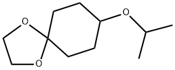 8-Isopropoxy-1,4-dioxaspiro[4.5]decane Struktur