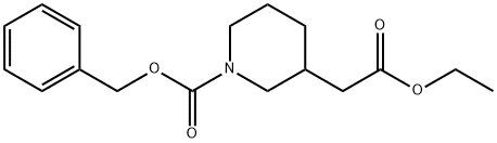 Ethyl N-Cbz-3-piperidineacetate Struktur