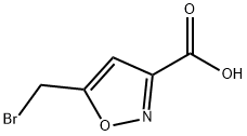 5-(broMoMethyl)isoxazole-3-carboxylic acid Struktur