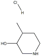 3-Hydroxy-4-Methylpiperidine hydrochloride Struktur