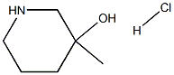 3-Methylpiperidin-3-ol HCl Struktur