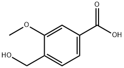 Benzoic acid, 4-(hydroxyMethyl)-3-Methoxy- Struktur