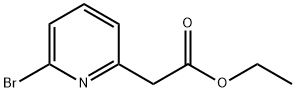 (6-BroMopyridin-2-yl)acetic acid ethyl ester Struktur