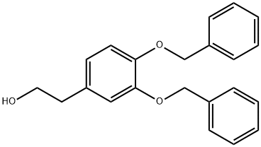 1,2-Dibenzyloxy-4-(2-hydroxyethyl)benzene Struktur