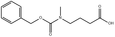 4-((BENZYLOXYCARBONYL)(METHYL)AMINO)BUTANOIC ACID Struktur