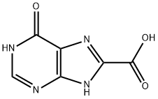 6-oxo-6,7-dihydro-1H-purine-8-carboxylic acid Struktur