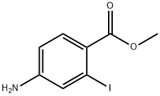 4-AMino-2-iodo-benzoic acid Methyl ester Struktur