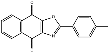 2-p-Tolylnaphtho[2,3-d]oxazole-4,9-dione Struktur